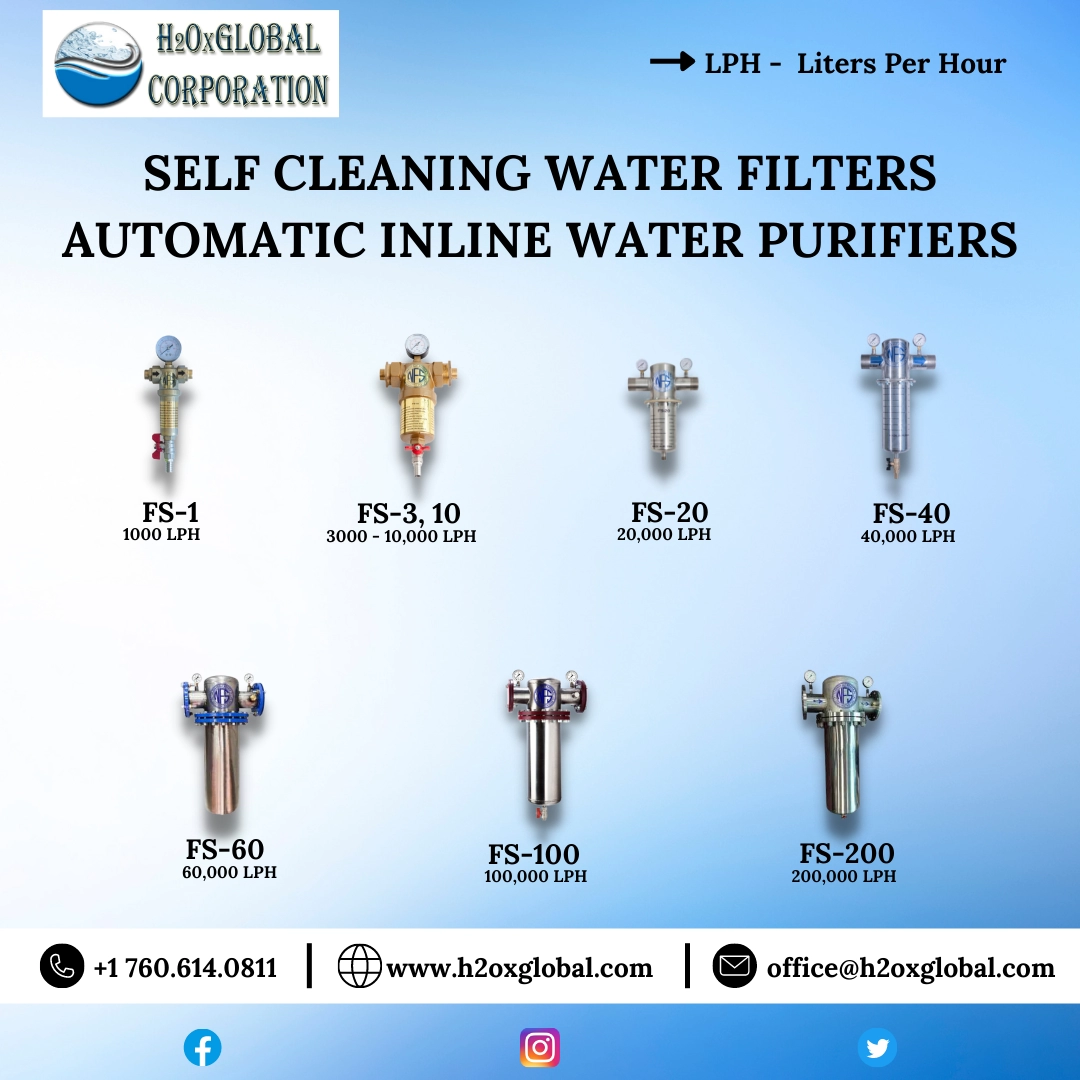 Commercial Agricultural Water Filters & Purifier